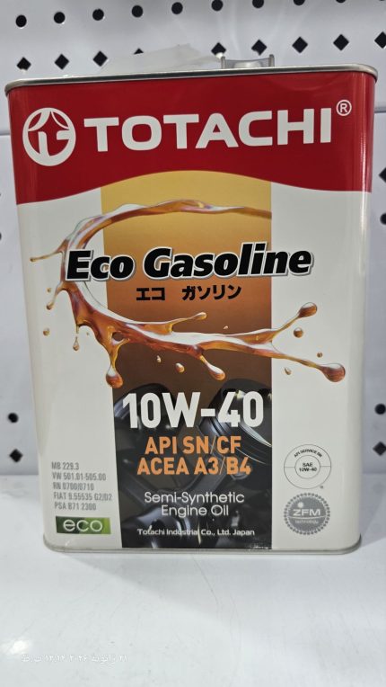 روغن موتور توتاچی ژاپن 10W40 با کیفیت SN چهار لیتری